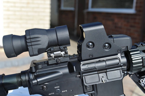4x Magnification Scope Enhancer Quick Release Flip mount